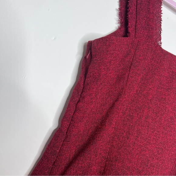 eShakti Cross-Hatch Suiting A-Line Dress 2 - Picture 7 of 9